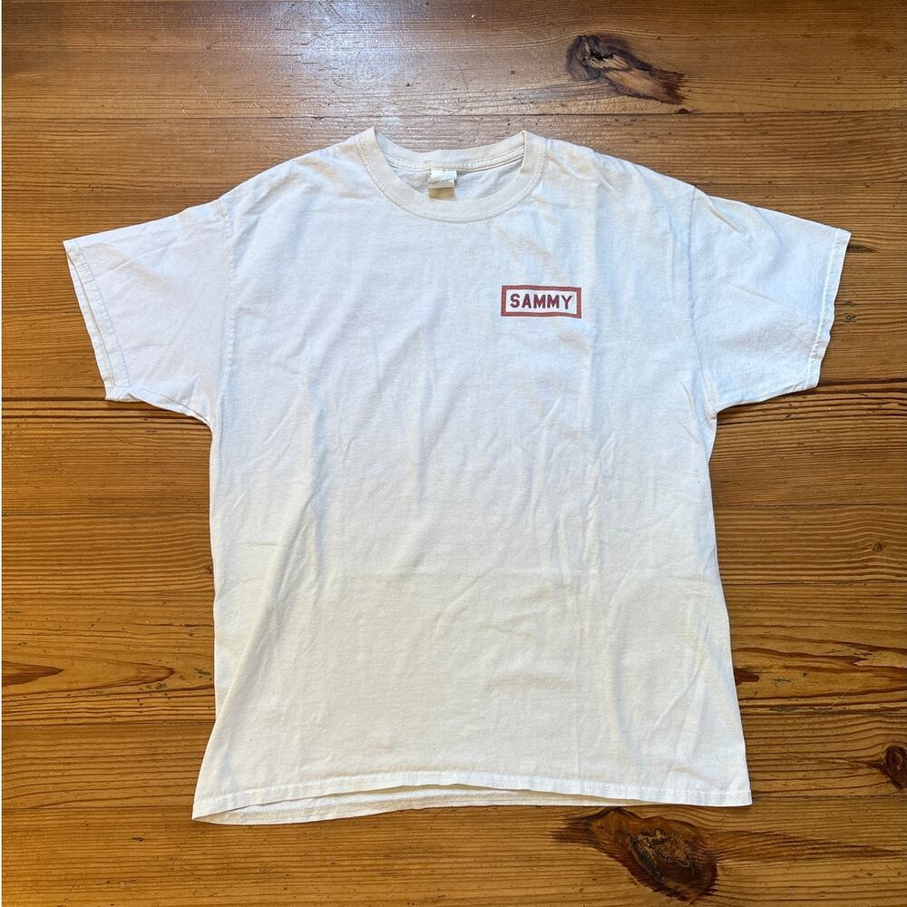 Oklahoma Sooners white football gameday graphic short sleeve shirt SIZE L‎